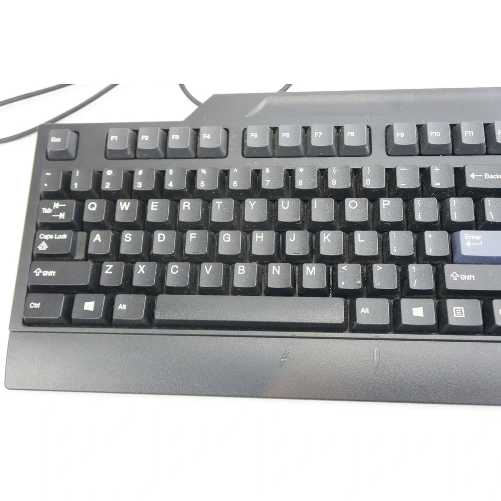 Lenovo Keyboard KB1021 PC Mac OS Black Wired USB‎ 104-Key QWERTY Good